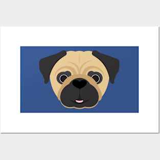 Pug dog Posters and Art